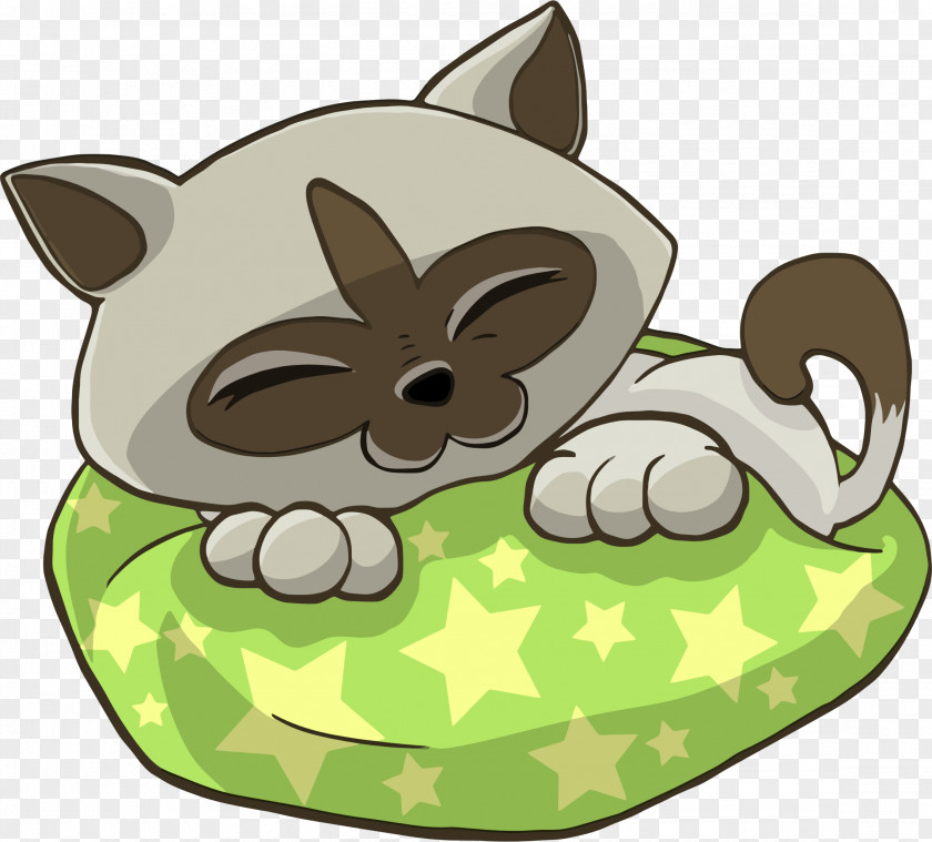 Pillow Kitten Throw Pillows Sleep Clip Art PNG