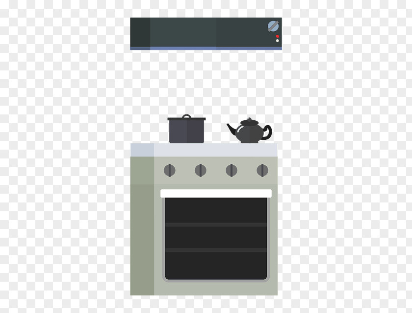 Kitchen Exhaust Hood Cooking Ranges Oven Gas Stove PNG