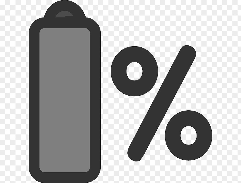 Percentage Vector Laptop Automotive Battery Clip Art PNG