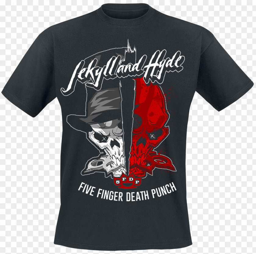 T-shirt Jekyll And Hyde Five Finger Death Punch Dr.Henry Heavy Metal PNG