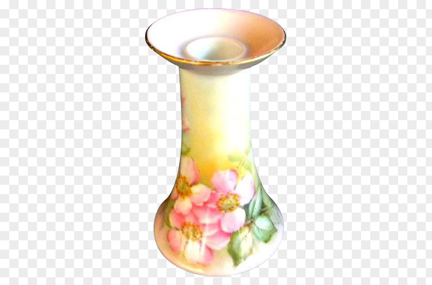 Hand Painted Candle Vase Glass PNG