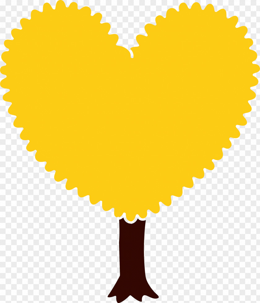 Heart Yellow Love PNG