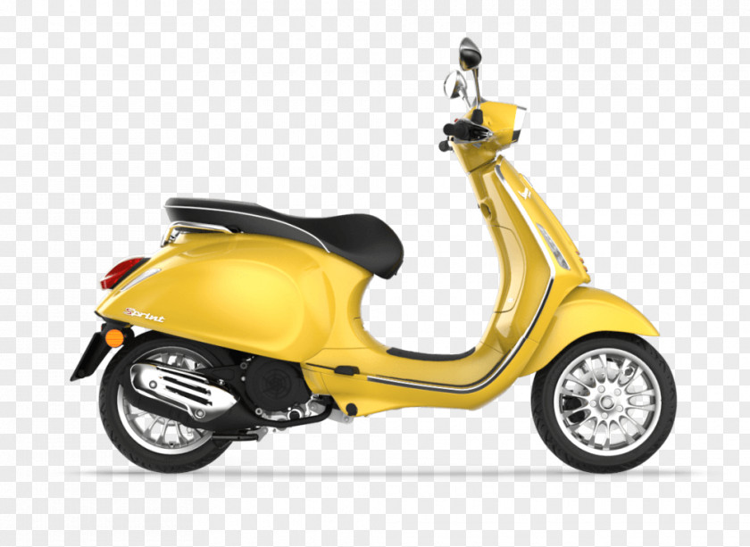 Scooter Piaggio Vespa Sprint Motorcycle PNG