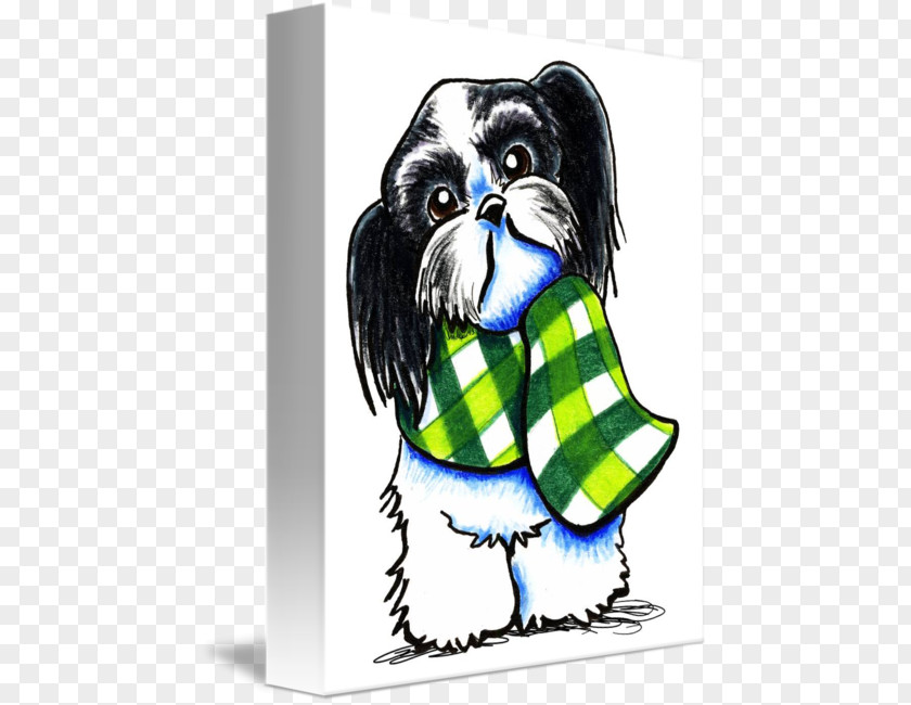 Shih Tzu Greeting & Note Cards Scarf Cartoon PNG