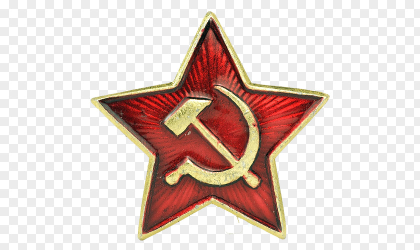 Soviet Union Badge Russia Hammer And Sickle Cockade PNG