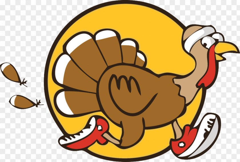 Turkey Trot Thanksgiving Meat Clip Art PNG