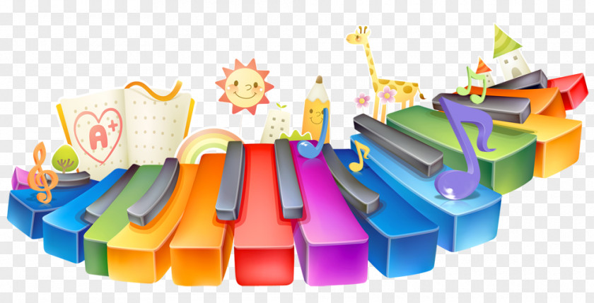 School Education Industry Cartoon Piano Musical Keyboard PNG