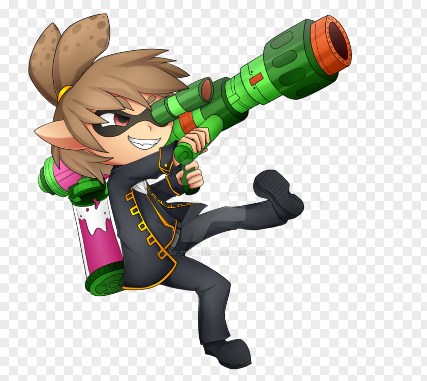 Splatoon Okita Sougo Crossover DeviantArt PNG