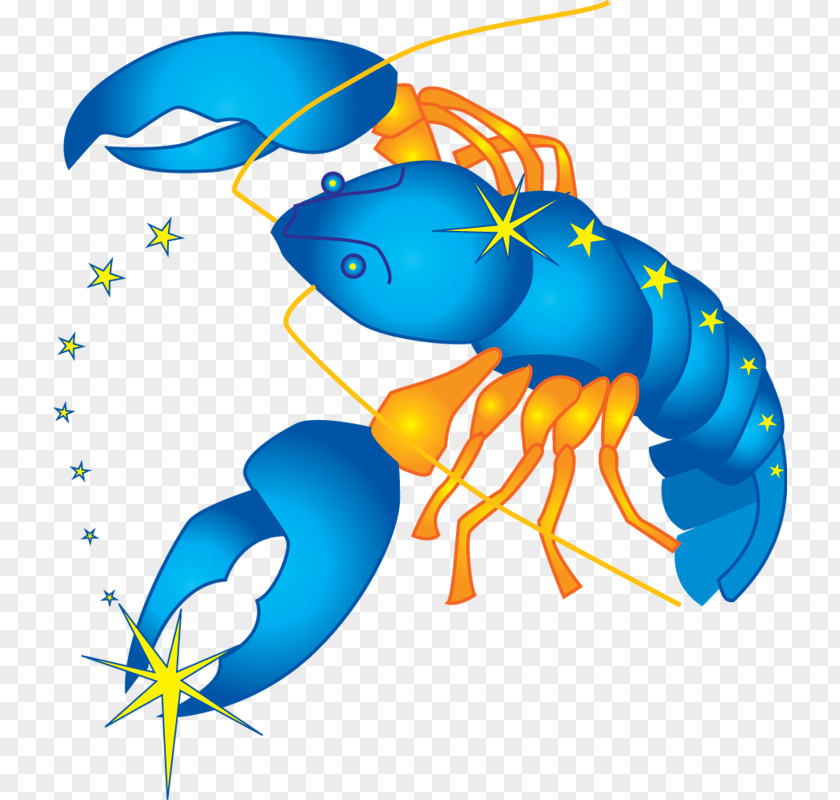 Variation Blue Lobster Cancer Astrological Sign Pisces Horoscope Astrology PNG