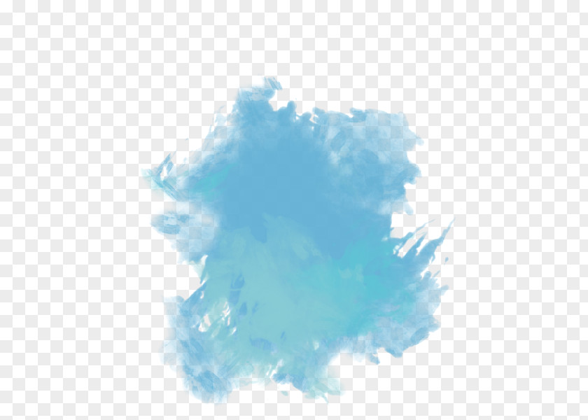Blue White Turquoise Aqua Cloud PNG
