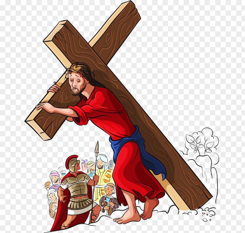 Carry The Cross Of Jesus Stock Photography Illustration Clip Art PNG
