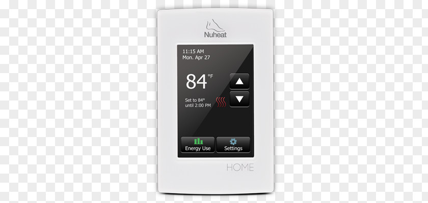 Conditioner Thermostat Feature Phone Smartphone Nuheat HOME AC0055 PNG