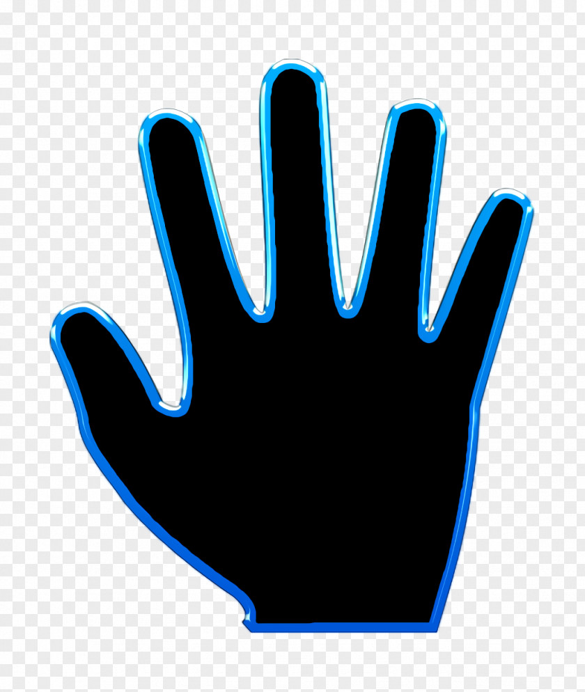 Five Fingers Icon Palm Gestures PNG