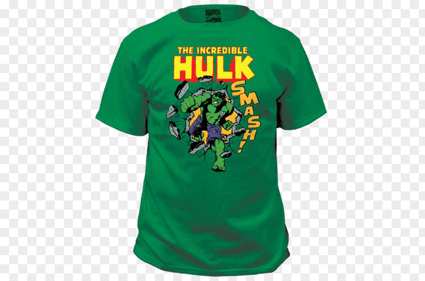 Hulk T-shirt Crew Neck Top Clothing PNG