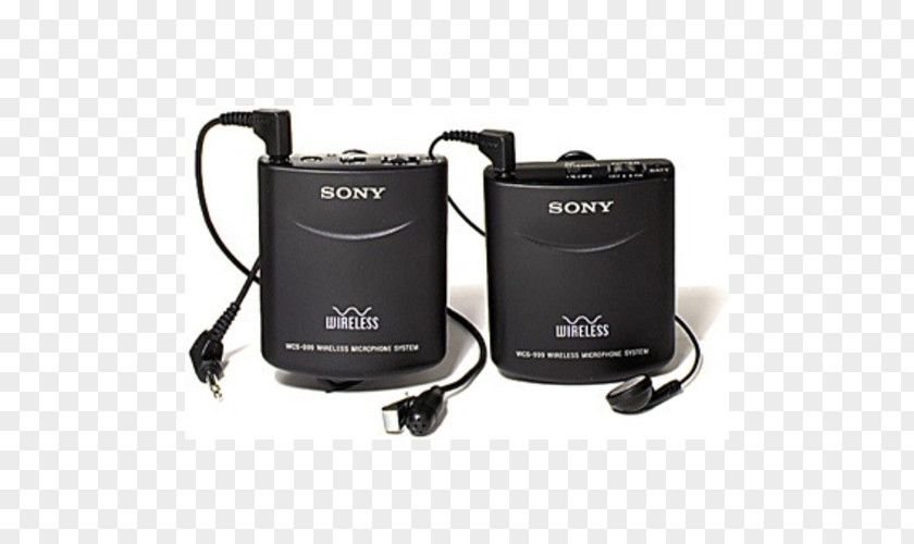Microphone Audio Wireless Sony WCS-999 PNG