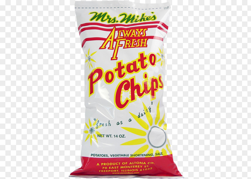 Mrs Always Mrs. Mike's Junk Food Potato Chip Flavor Vegetarian Cuisine PNG