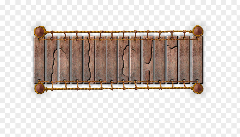 Bridge Timber Simple Suspension PNG