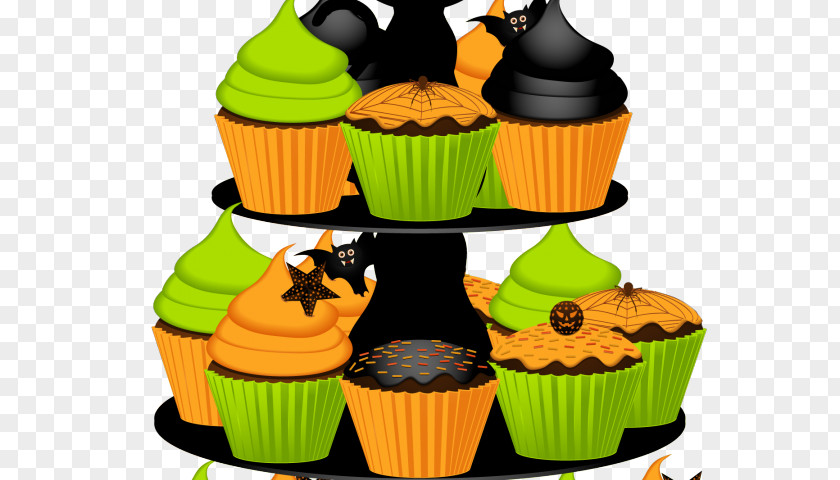 Packaged Food Cupcake American Muffins Halloween Cake Clip Art PNG