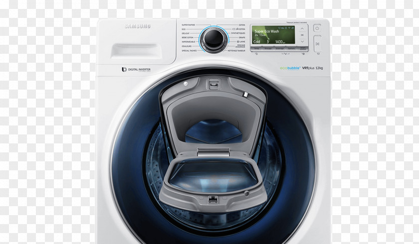Samsung Washing Machines WW90J5456MW 9kg 1400rpm Ecobubble Machine AddWash WF15K6500 PNG