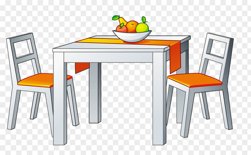 Table Furniture Chair House Clip Art PNG