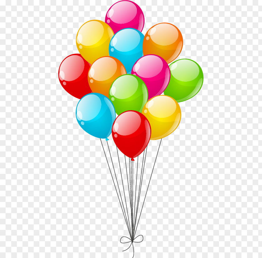 Valentines Day Balloon Color Party PNG