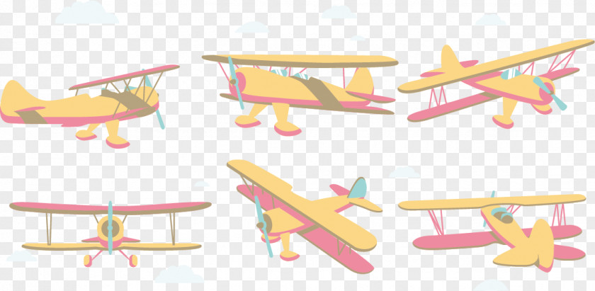 Vector Pink Airplane Aircraft Euclidean PNG