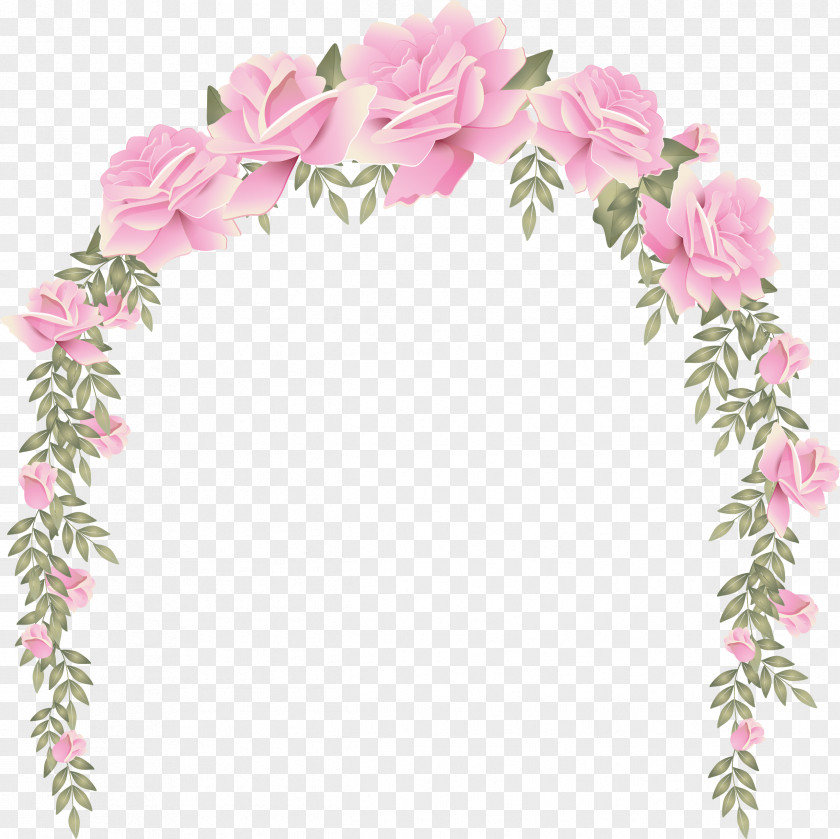 Floral Wreath Watercolor Jewellery PNG