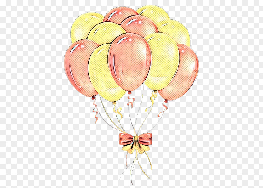 Toy Pink Balloon Party Supply Yellow Clip Art PNG