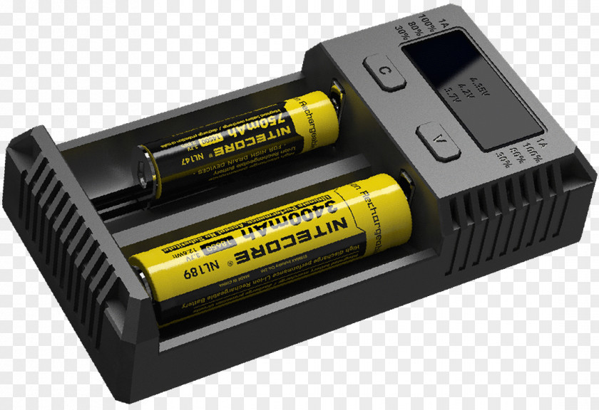 Full Of Umami Smart Battery Charger Nitecore Intellicharger Electric Lithium Iron Phosphate PNG