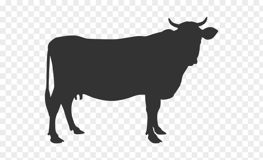 Silhouette Angus Cattle Baka Drawing PNG