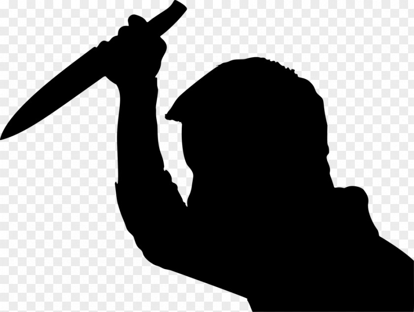 Silhouette Psycho Person PNG