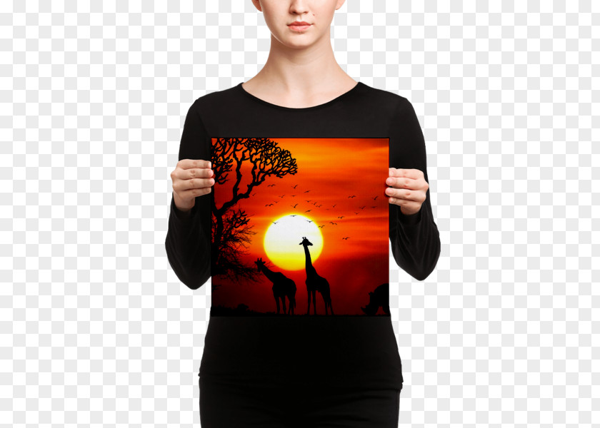 T-shirt Canvas Print Art Sleeve PNG
