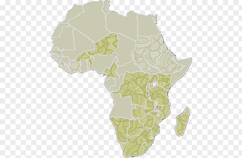 African Landscape Africa World Map PNG