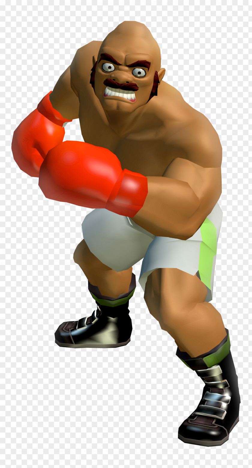 Bald Bull Super Punch-Out!! Captain Rainbow Wii PNG