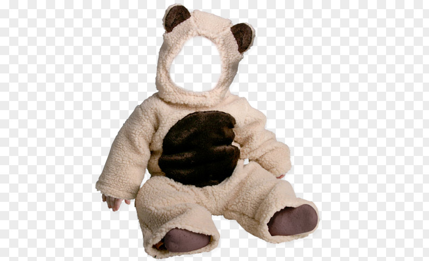 Bear Costume Infant Suit Doll PNG