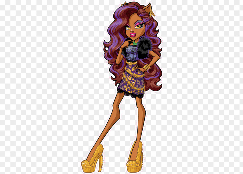 Doll Monster High Original Gouls CollectionClawdeen Wolf Cleo DeNile Toralei PNG