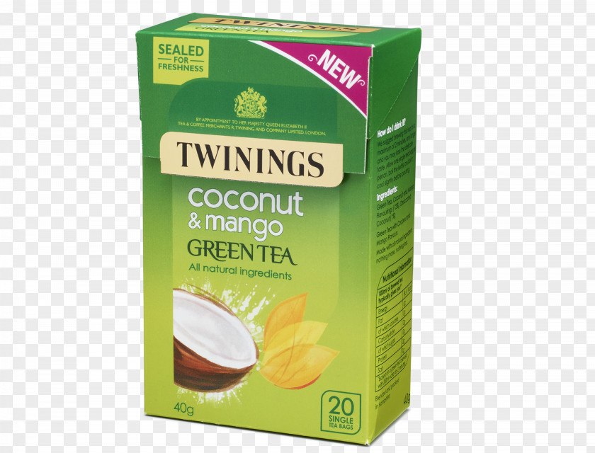 Green Tea Earl Grey Twinings Bag PNG