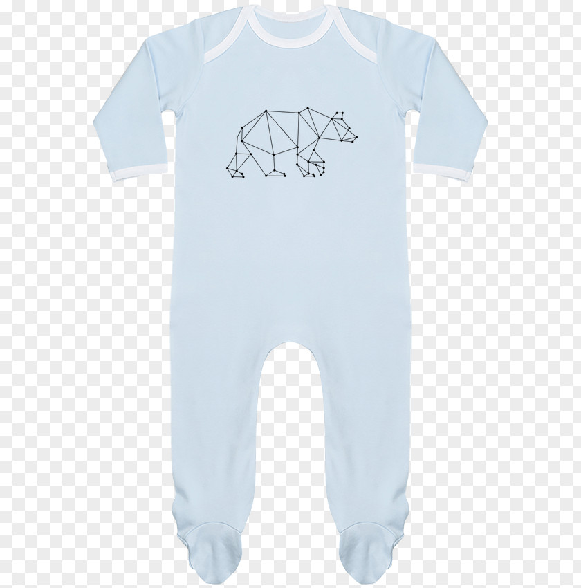Origami Blue Baby & Toddler One-Pieces T-shirt Pajamas Infant Romper Suit PNG