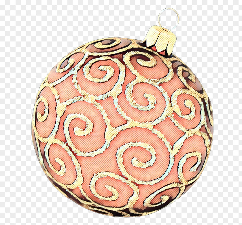 Peach Interior Design Christmas Ornament PNG