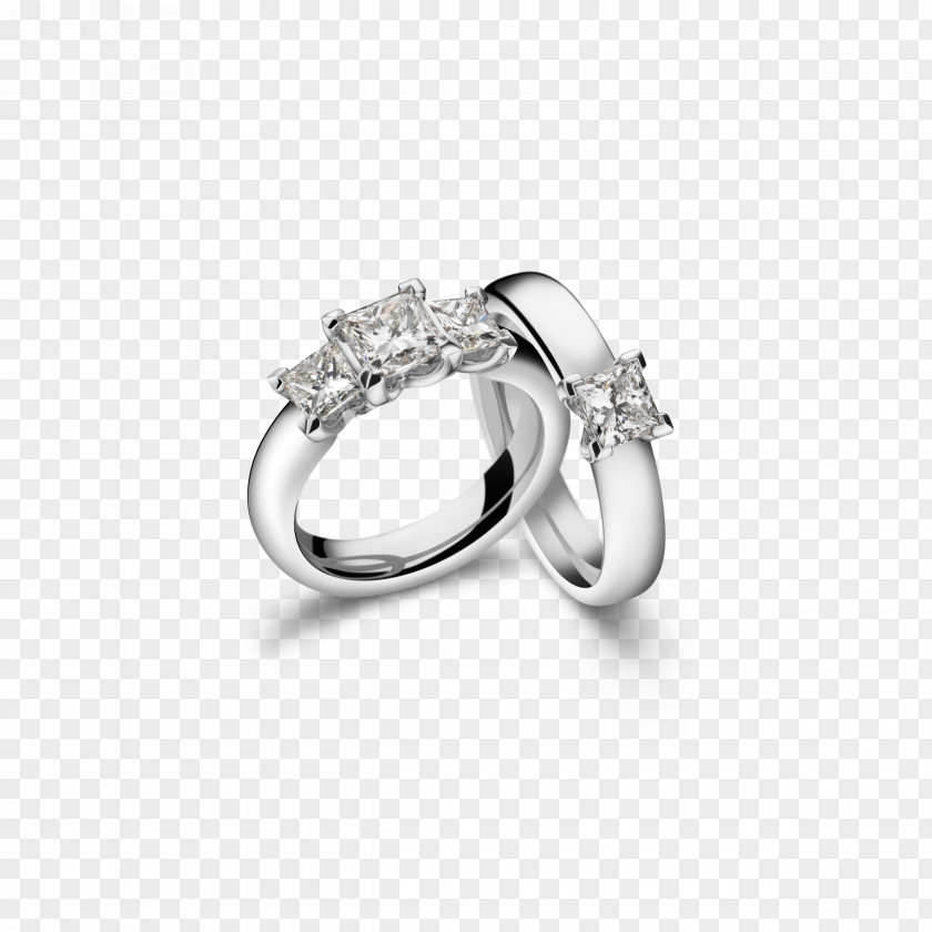 Ring Engagement Jewellery Wellendorff Silver PNG