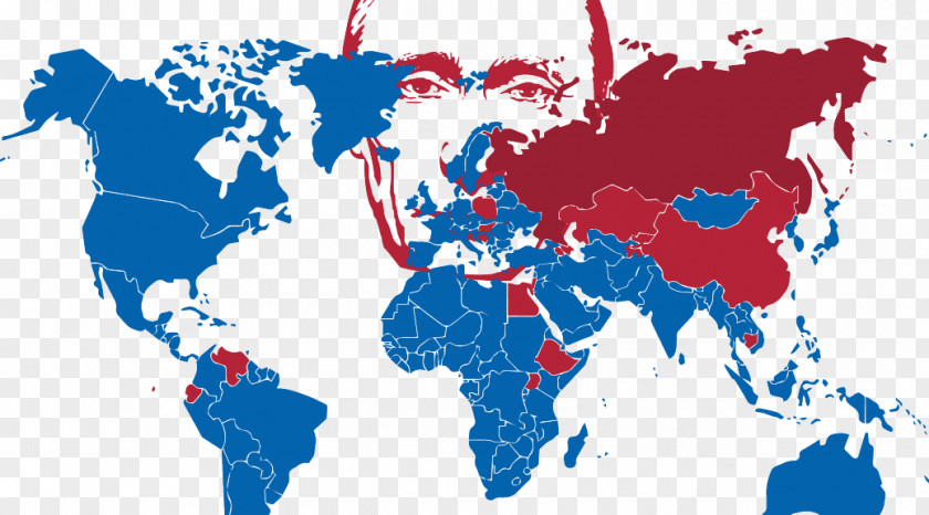 Vladimir Putin World Map PNG