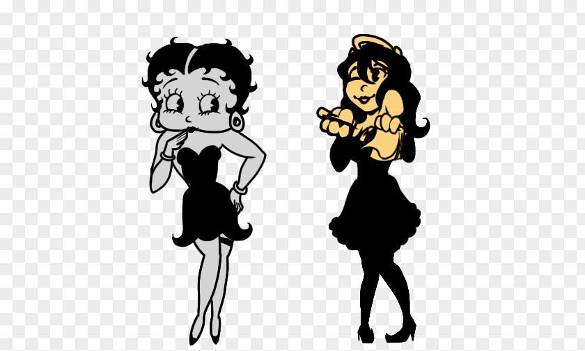 Bendy And Betty Boop Clip Art Human Behavior Finger Illustration PNG