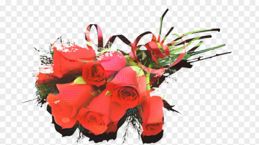 Rose Flower Bouquet Floristry Gift PNG