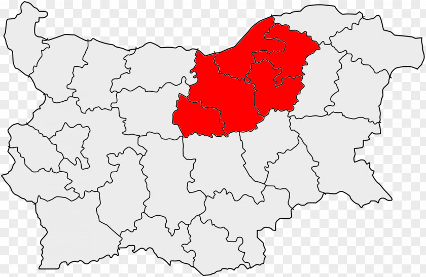 Targovishte Northern District Ruse Provinces Of Bulgaria Severozapaden Planning Region NUTS Statistical Regions PNG