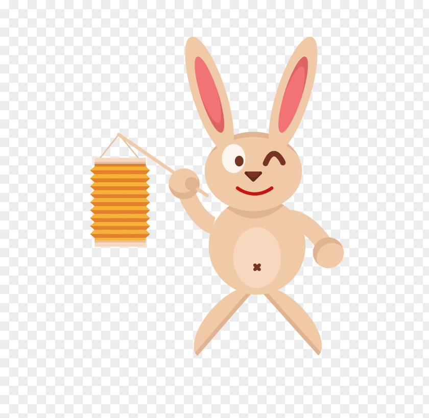 Cartoon Bunny Easter Rabbit Mooncake PNG