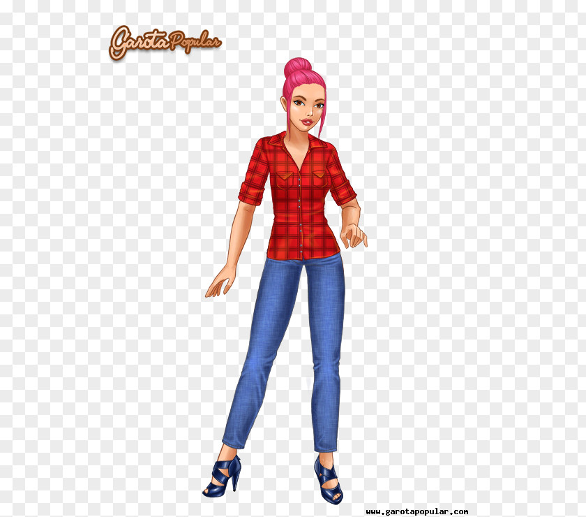 Garota Tartan Costume Lady Popular Headgear Character PNG