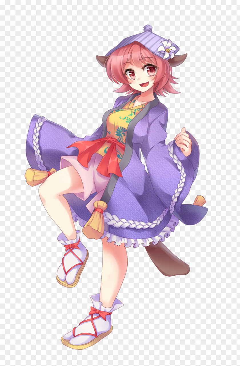 Purple Pink Kimono Shorts Blue PNG