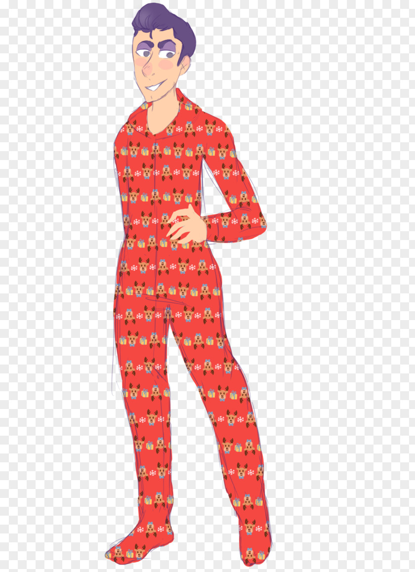 Rotten Pajamas Robbie Artist Costume PNG