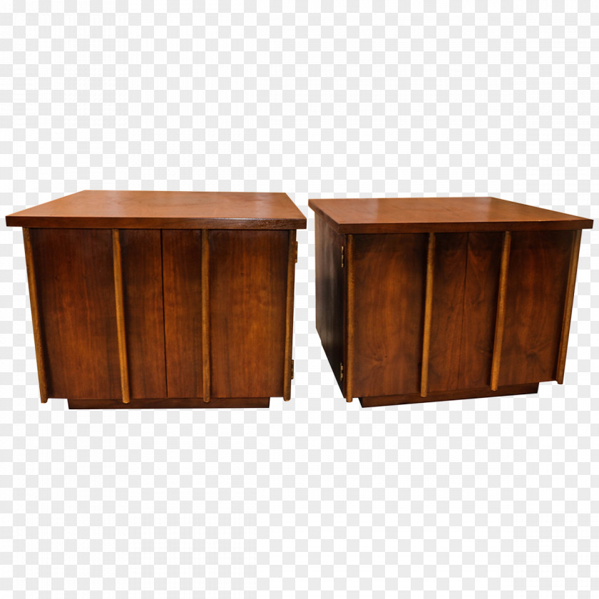 Angle Bedside Tables Drawer Wood Stain PNG