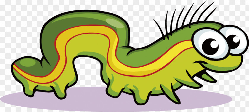 Caterpillar Cartoon Clip Art PNG